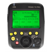 Kontroler radiowy Yongnuo YN560-TX Pro do Nikon panel sterowania LCD włączony