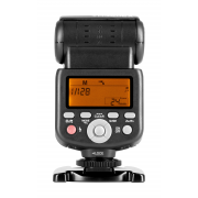 Lampa błyskowa Yongnuo YN320EX do Sony tył panel sterowania LCD włączony