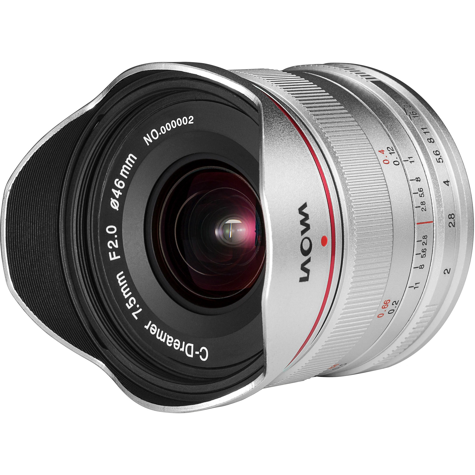 Obiektyw Venus Optics Laowa C-Dreamer Lightweight 7,5 mm f/2,0 do Micro 4/3 - srebrny - Zdjęcie 3 Obiektyw Venus Optics Laowa C-Dreamer Lightweight 7,5 mm f/2,0 do Micro 4/3 - srebrny - Zdjęcie 3