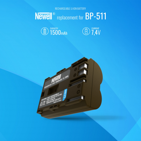 Akumulator Newell zamiennik BP-511 - Zdjęcie 5
