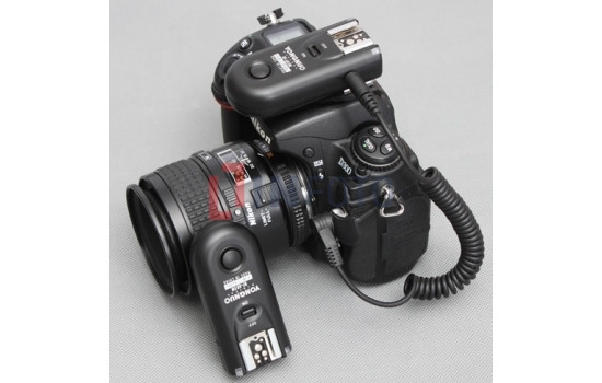 Zestaw dwóch wyzwalaczy radiowych Yongnuo RF603C II z kablem C1 do Canon