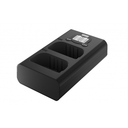 Ładowarka dwukanałowa Newell DL-USB-C do akumulatorów LP-E6 - Zdjęcie 1