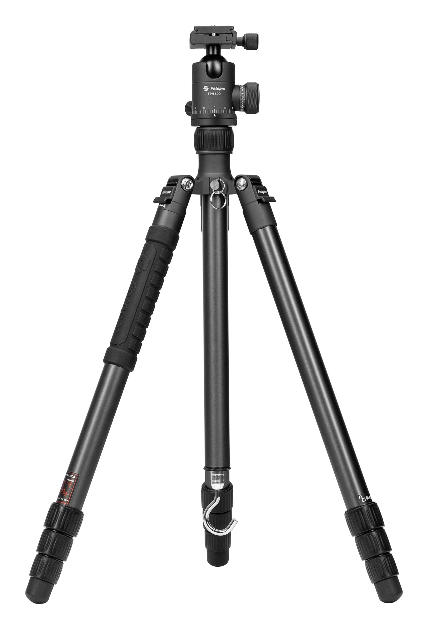 Statyw Fotopro X-go Predator z głowicą kulową FPH-62Q - czarny - Zdjęcie 1 Statyw Fotopro X-go Predator z głowicą kulową FPH-62Q - czarny - Zdjęcie 1