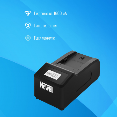 Ładowarka Newell Ultra Fast do akumulatorów serii NP-F, NP-FM