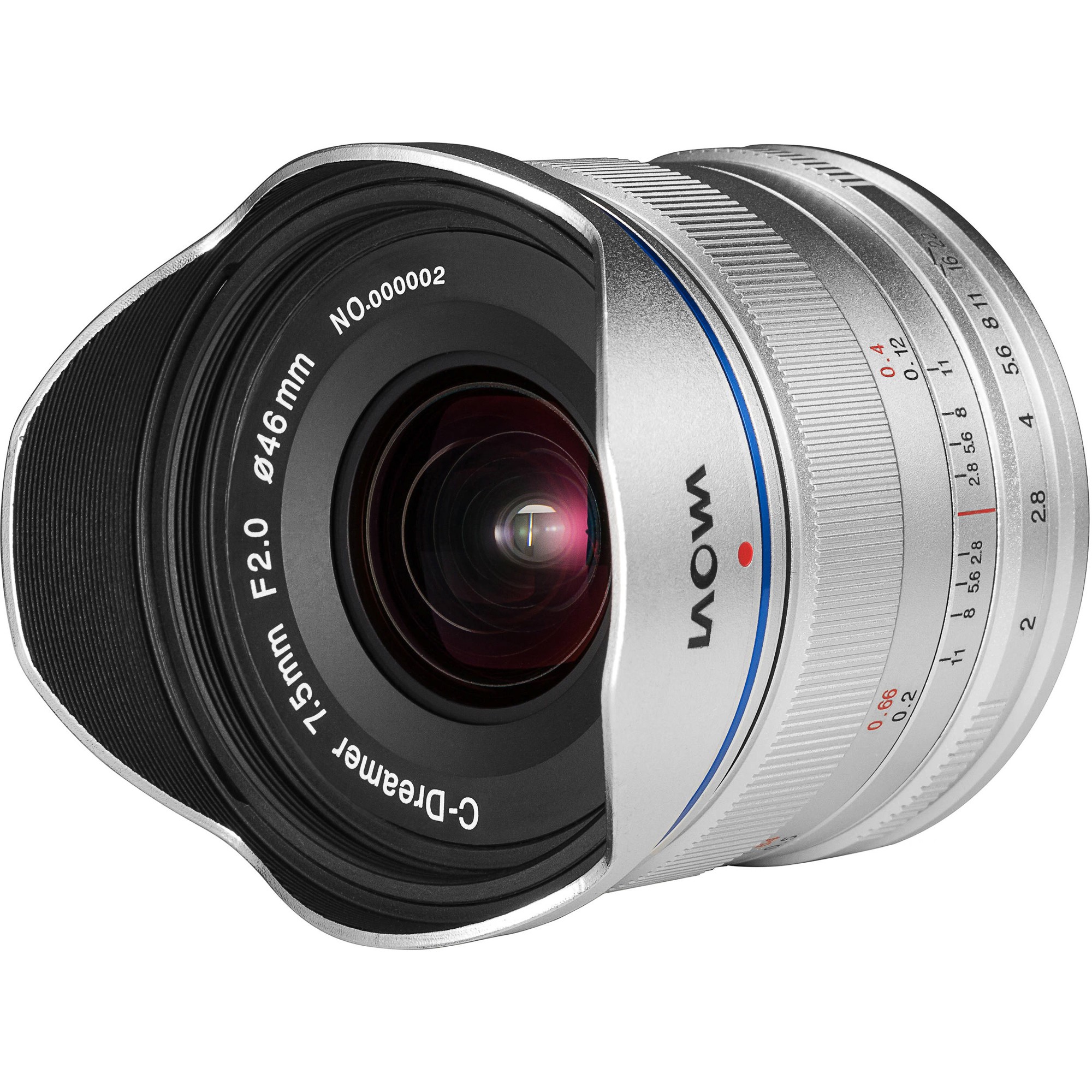 Obiektyw Venus Optics Laowa C-Dreamer Standard 7,5 mm f/2,0 do Micro 4/3 - srebrny - Zdjęcie 3 Obiektyw Venus Optics Laowa C-Dreamer Standard 7,5 mm f/2,0 do Micro 4/3 - srebrny - Zdjęcie 3