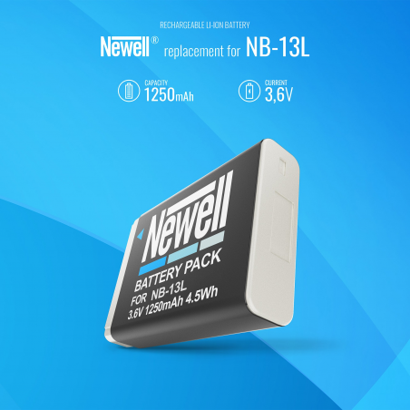Akumulator Newell zamiennik NB-13L - Zdjęcie 5