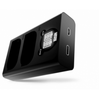 Ładowarka dwukanałowa Newell DL-USB-C do akumulatorów DMW-BLK22 do Panasonic