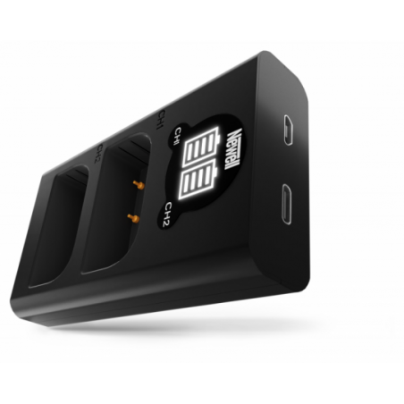 Ładowarka dwukanałowa Newell DL-USB-C do akumulatorów DMW-BLF19 do Panasonic