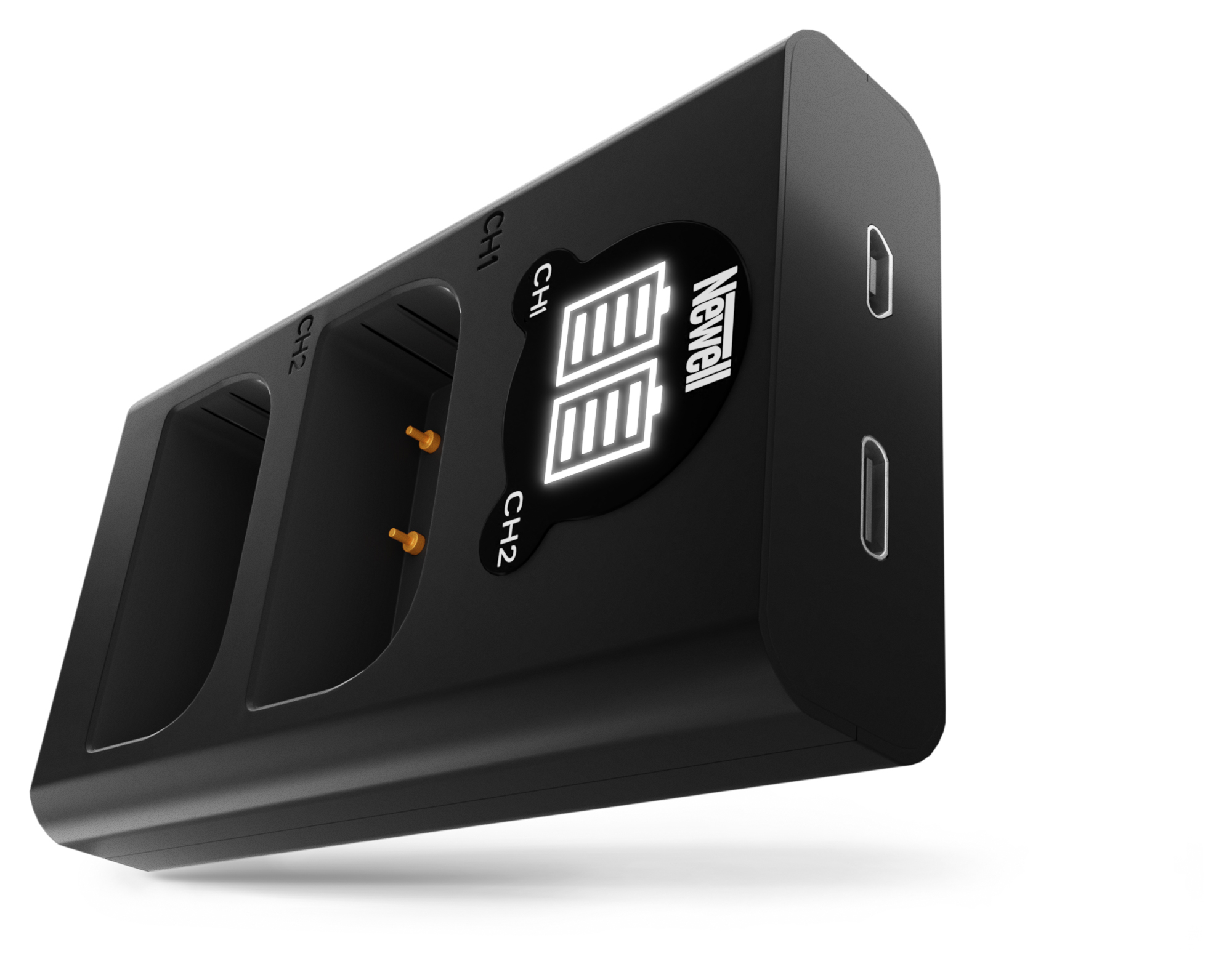 Ładowarka dwukanałowa Newell DL-USB-C do akumulatorów DMW-BLF19 do Panasonic