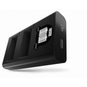 Ładowarka dwukanałowa Newell DL-USB-C do akumulatorów DMW-BLG10 do Panasonic