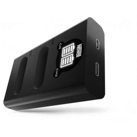 Ładowarka dwukanałowa Newell DL-USB-C do akumulatorów EN-EL23 do Nikon