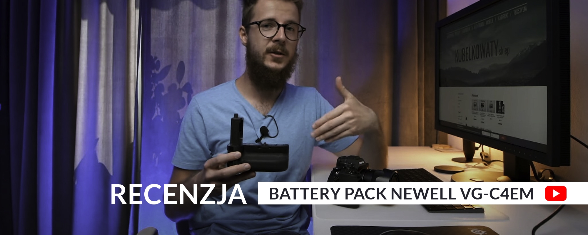 Recenzja gripu Battery Pack Newell VG-C4EM na kanale Jakub Barański