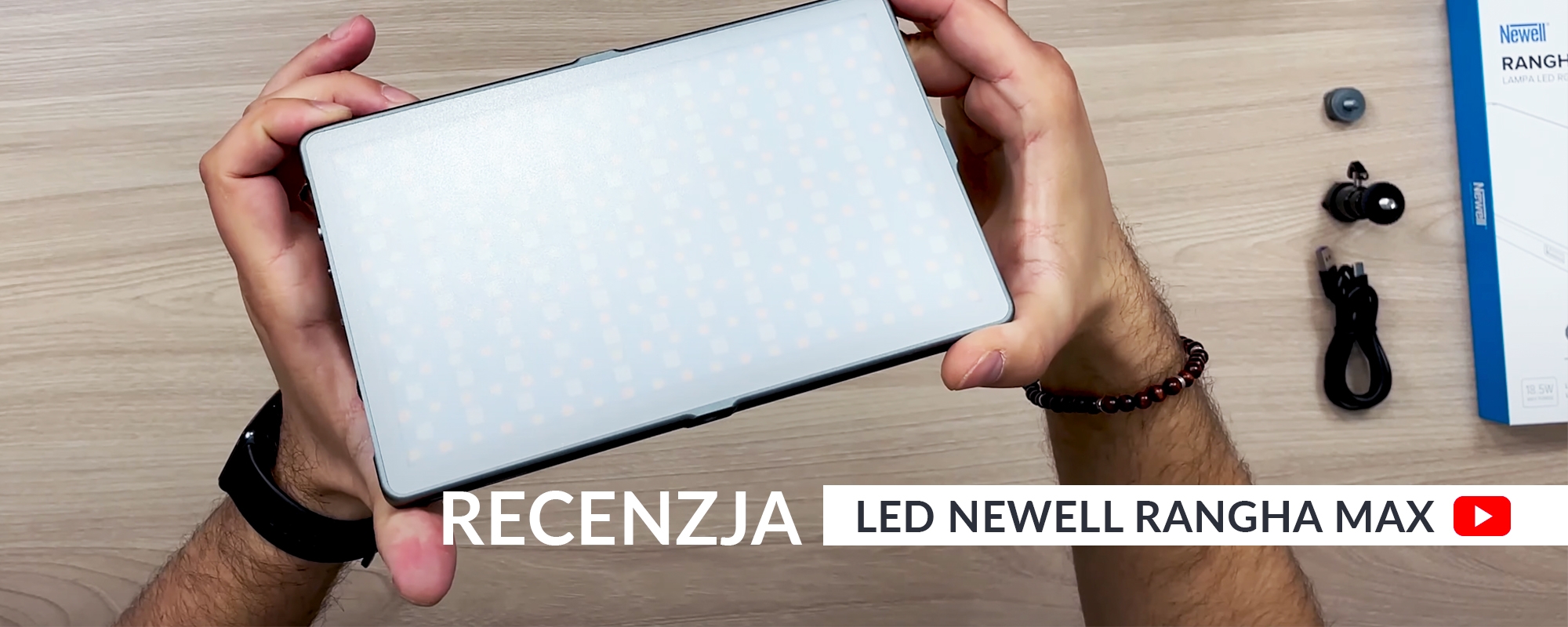 Recenzja lampy Newell RGB-W Rangha Max na kanale Cejot TV