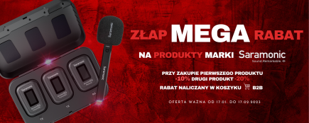 Złap MEGA Rabat na produkty marki Saramonic